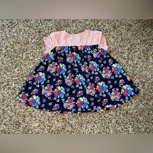 Adventure Wear by Copper Key Girls 2T Multicolor Floral Short Sleeve Dress - Picture 7 of 12